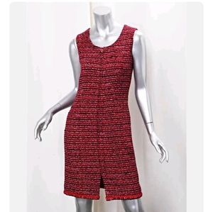 Chanel tweed sleeveless dress